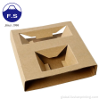 Cardboard Box Plain White Kraft Paper Packing Insert Manufactory